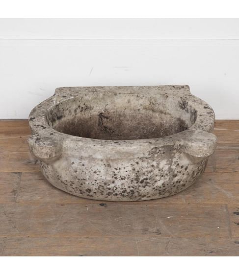 19th Century Marble Fountain Fount