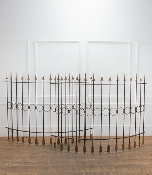 Pair of 20th Century French Metal Ballustrades