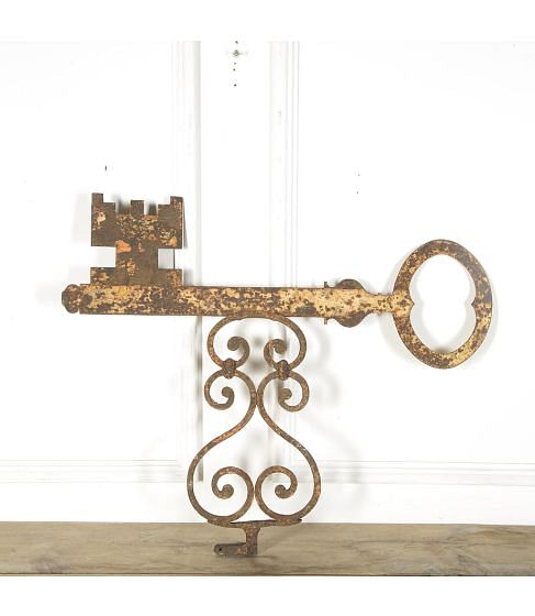 Early 19th Century Wrought Iron Key
