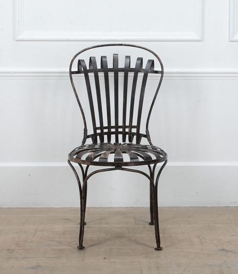 French 19th Century Francois Carré Garden Chair