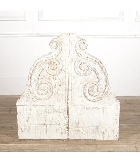 Pair of Large French 19th Century Corbels