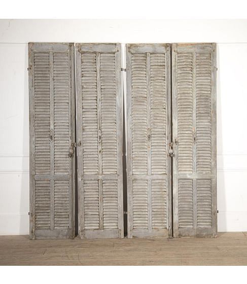 Set of Four 19th Century French Shutters