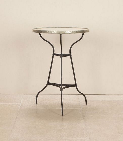19th Century French Marble Top Garden Table