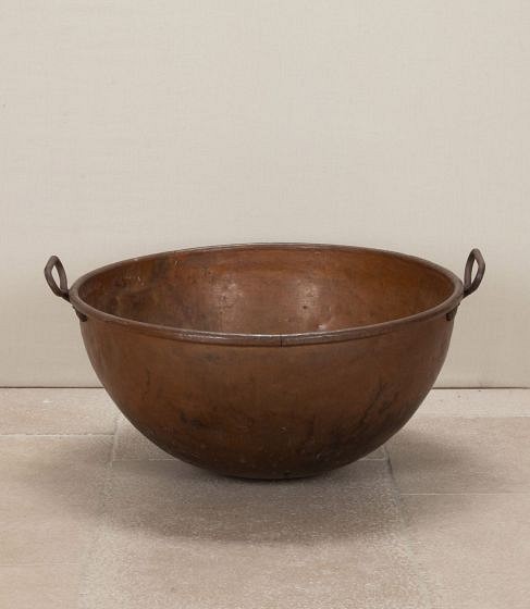 Large 19th Century Copper Bowl
