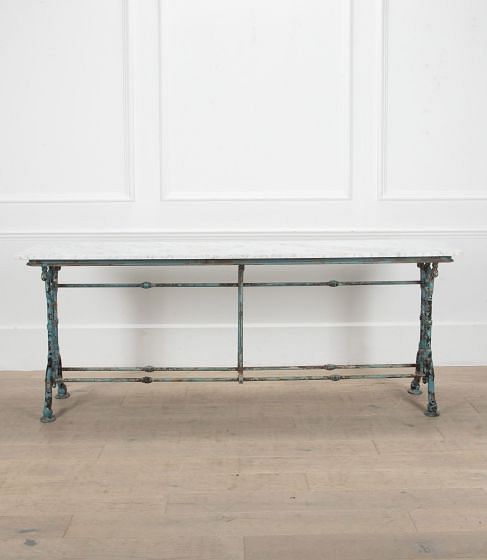 19th Century France Metal Garden Table