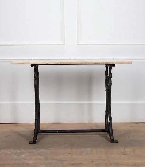 20th Century French Marble Top Bistro Table