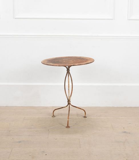 Early 20th Century French Metal Garden Table
