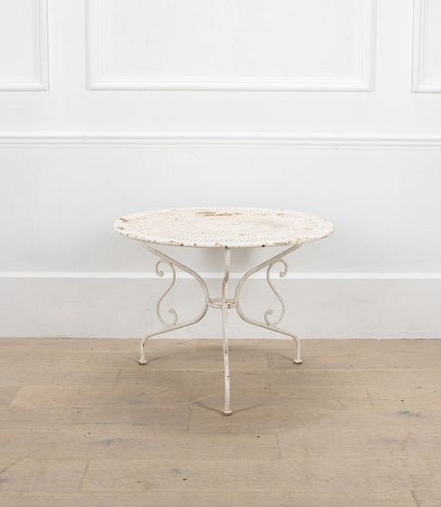 19th Century Painted French Garden Table