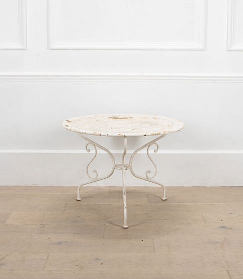 19th Century Painted French Garden Table