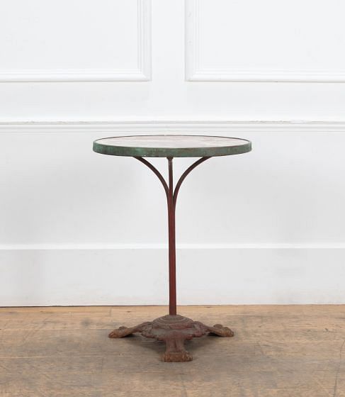 19th Century French Cafe Bistro Table