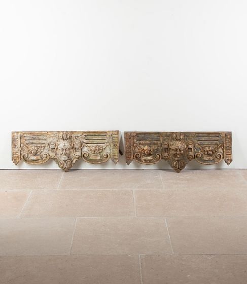 Pair of Early 20th Century French Decorative Balcony Panels