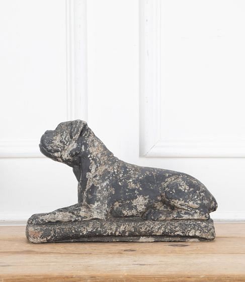 20th Century Stone Boxer Dog