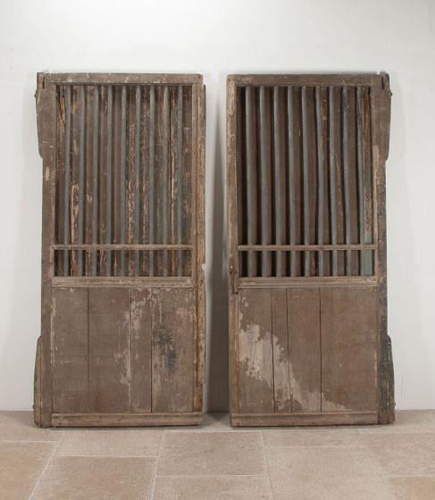 Pair of Large Early 20th Century French Stable Doors
