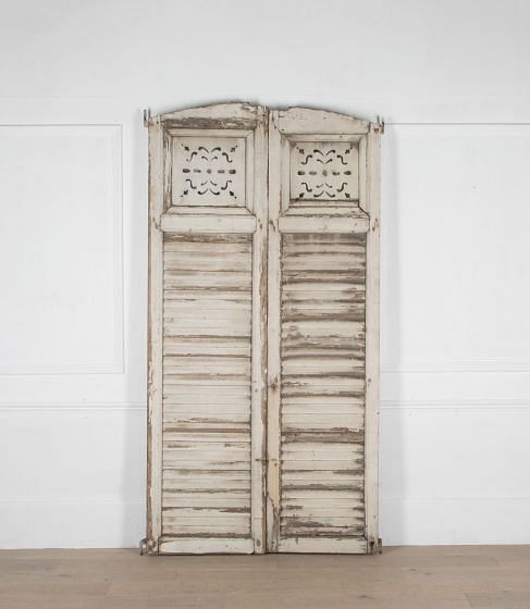 Pair of 20th Century French Shutters