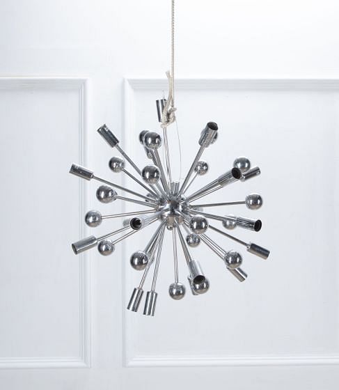 20th Century Sputnik Chrome Ceiling Lamp