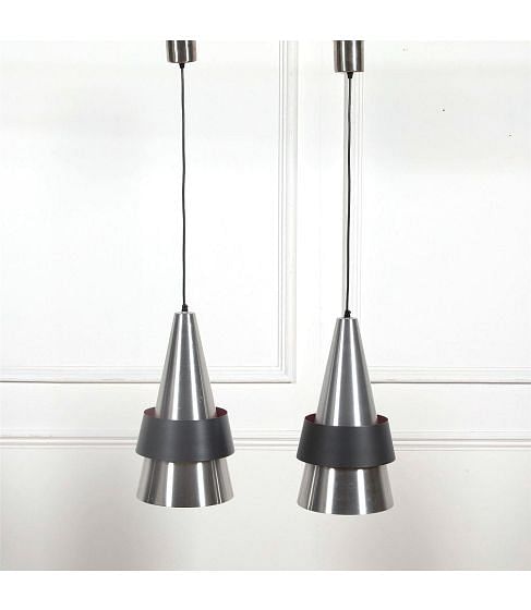 Pair of Corona Ceiling Pendants