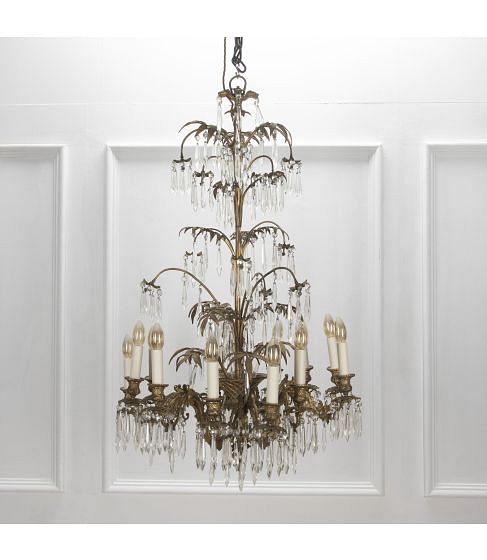 20th Century French Ormolu Chandelier