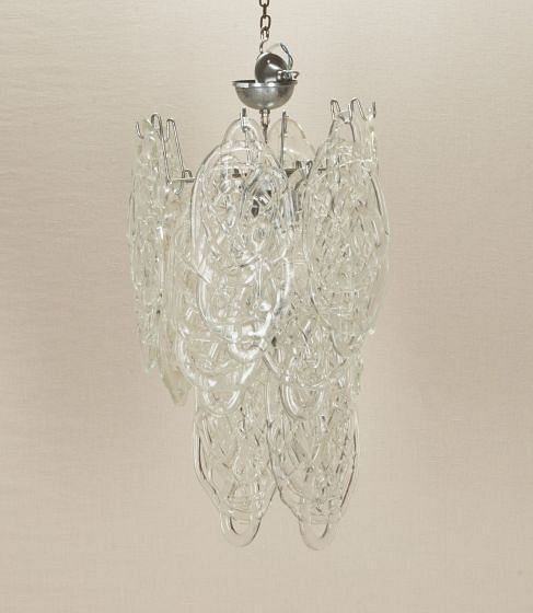 Mid-Century Italian 'Venini' Style Chandelier