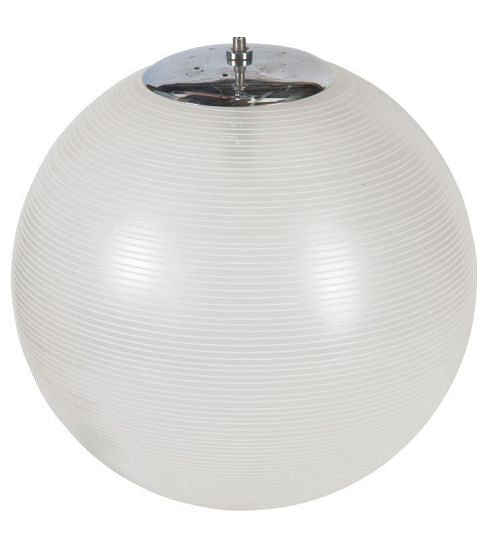 1960s Glass Globe Hanging Light