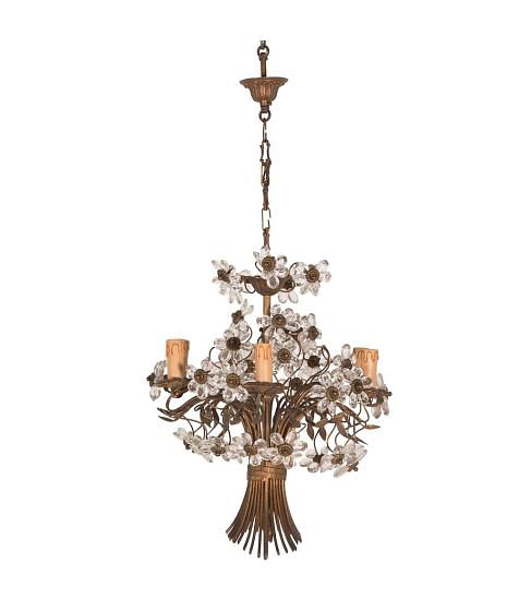 1940s Flower Basket Chandelier