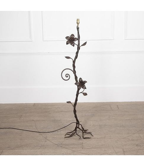 20th Century Wrought Iron Floor Lamp