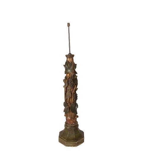 Late 18th Century French Art Populaire Standard Lamp
