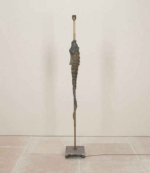Mid-Century French Seahorse Lamp