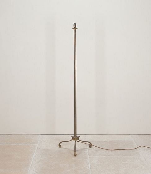 20th Century French Brass Floor Lamp