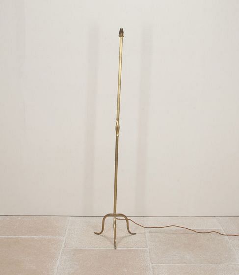 20th Century French Brass Floor Lamp