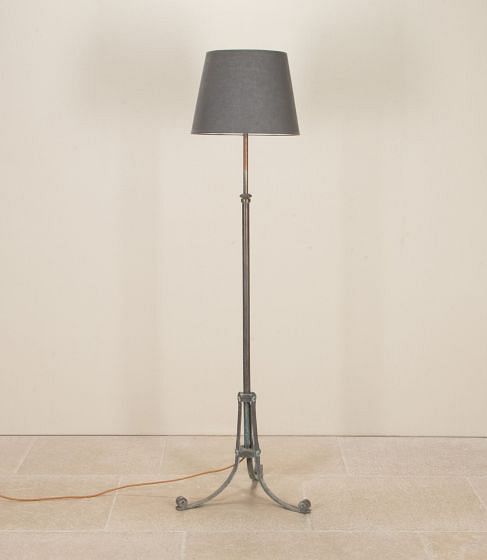 20th Century English Metal Standard Floor Lamp