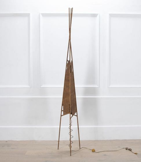 Rattan Floor Lamp