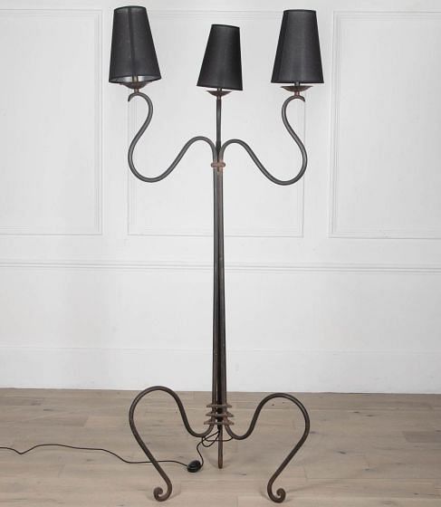 20th Century Three Armed Floor Lamp