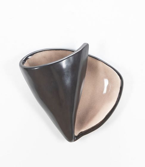 “Cornet” ceramic wall Applique by Marcel Guillot