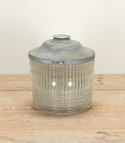 20th Century French Art Deco Corner Lantern by Jean Perzel