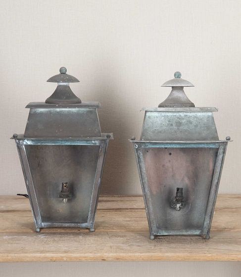 Pair of 20th Century French Wall Lanterns