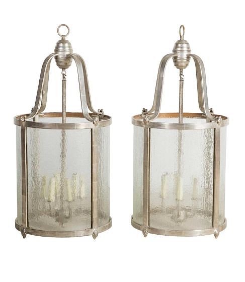Pair of 20th Century Hall Lanterns c.1970