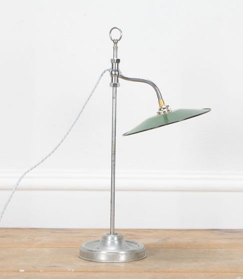 French 20th Century Rise and Fall Desk Lamp