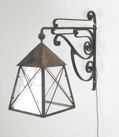 Large 20th Century French Iron Lantern