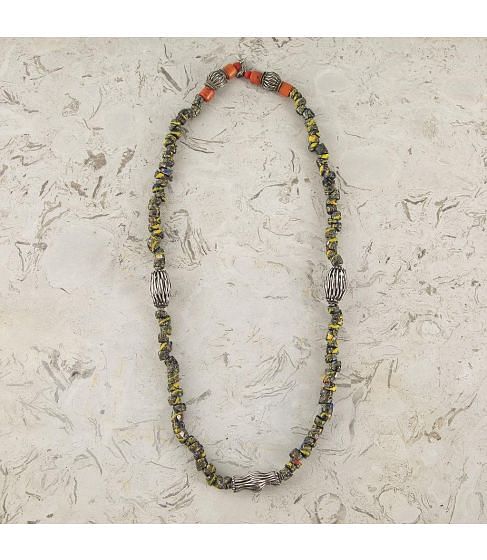 19th Century Venetian Bead Necklace