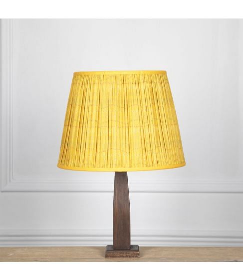 35cm Yellow Wave Silk Lampshade