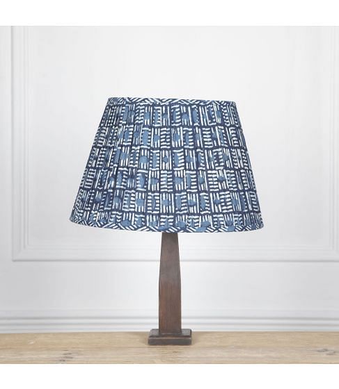 40cm Indigo Brick Cotton Lampshade