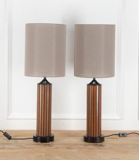Pair of Large 20th Century American Table Lamps
