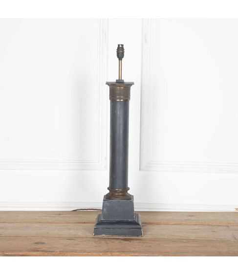 20th Century Large Toleware Table Lamp