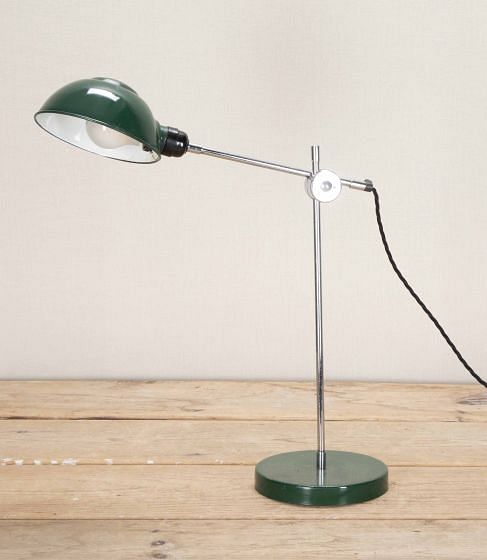 Mid-Century French Tole Desk Lamp