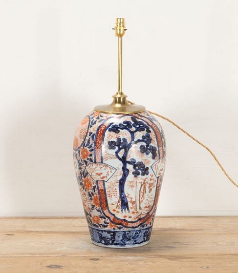 Early 19th Century Japanese Imari Vase Lamp