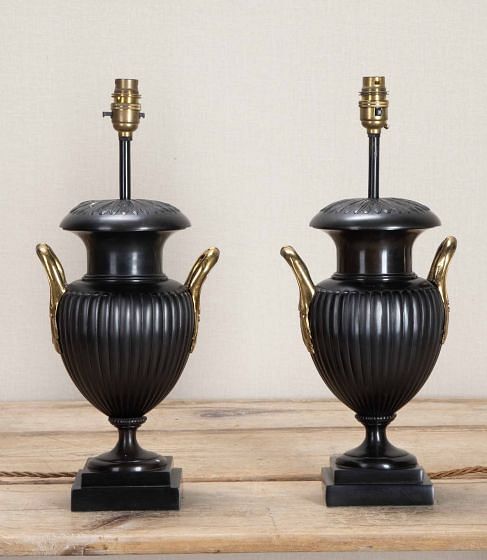 Pair of 20th Century Neo-Classical Lamp Bases