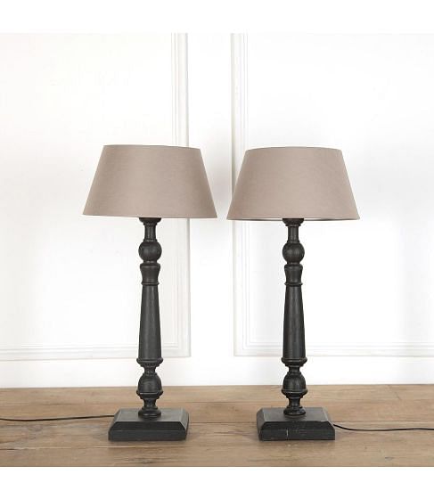 Pair of 18th Century Baluster Lamps