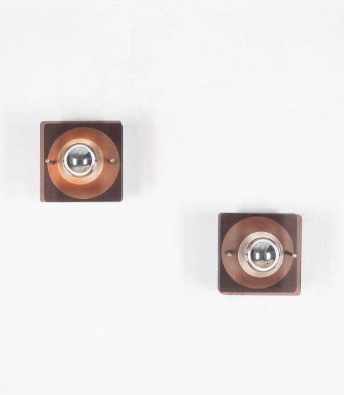 Pair of 20th Century Herda Attributed Wall Lights