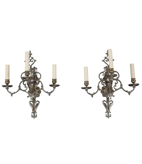 Pair of Early 20th Century French Wall Sconces
