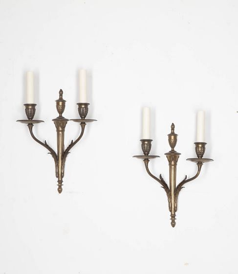 Pair of English Classical Wall Sconces